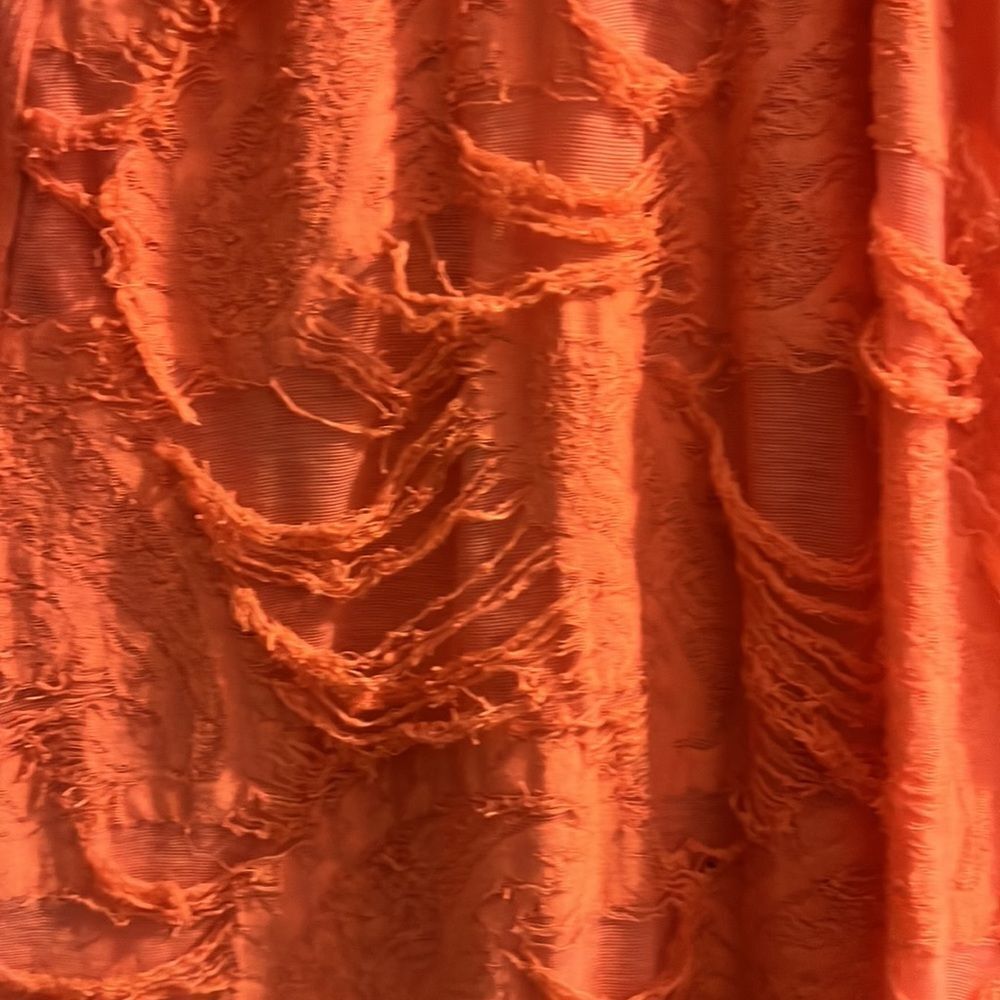 FREE PEOPLE Racerback Tank, Coral, Ribbed/Textured, Size XS NWOT - Picture 3 of 5